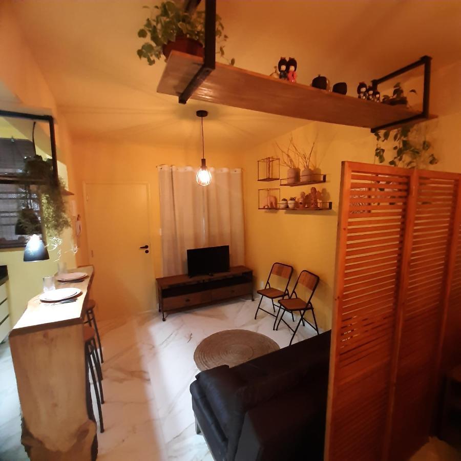 Sala Living 609 S Vicente Book Appartement São Vicente Buitenkant foto